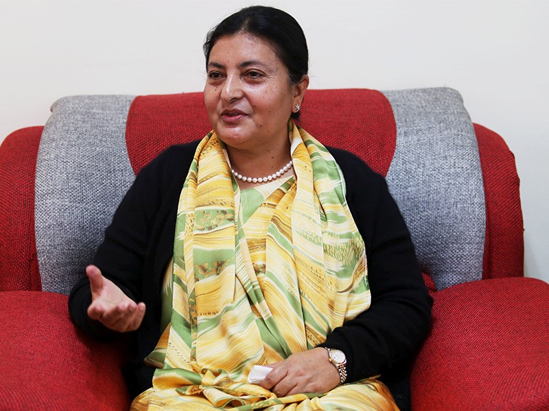 राष्ट्रपति भण्डारी आज सुर्खेत आउने
